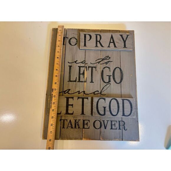 God sign on wood rustic - Picture 4 of 5